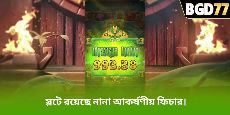 স্লটে রয়েছে নানা আকর্ষণীয় ফিচার।